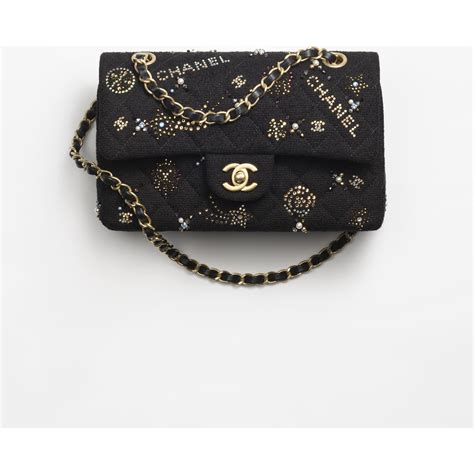 chanel cf small caviar|Small classic handbag, Grained calfskin & gold.